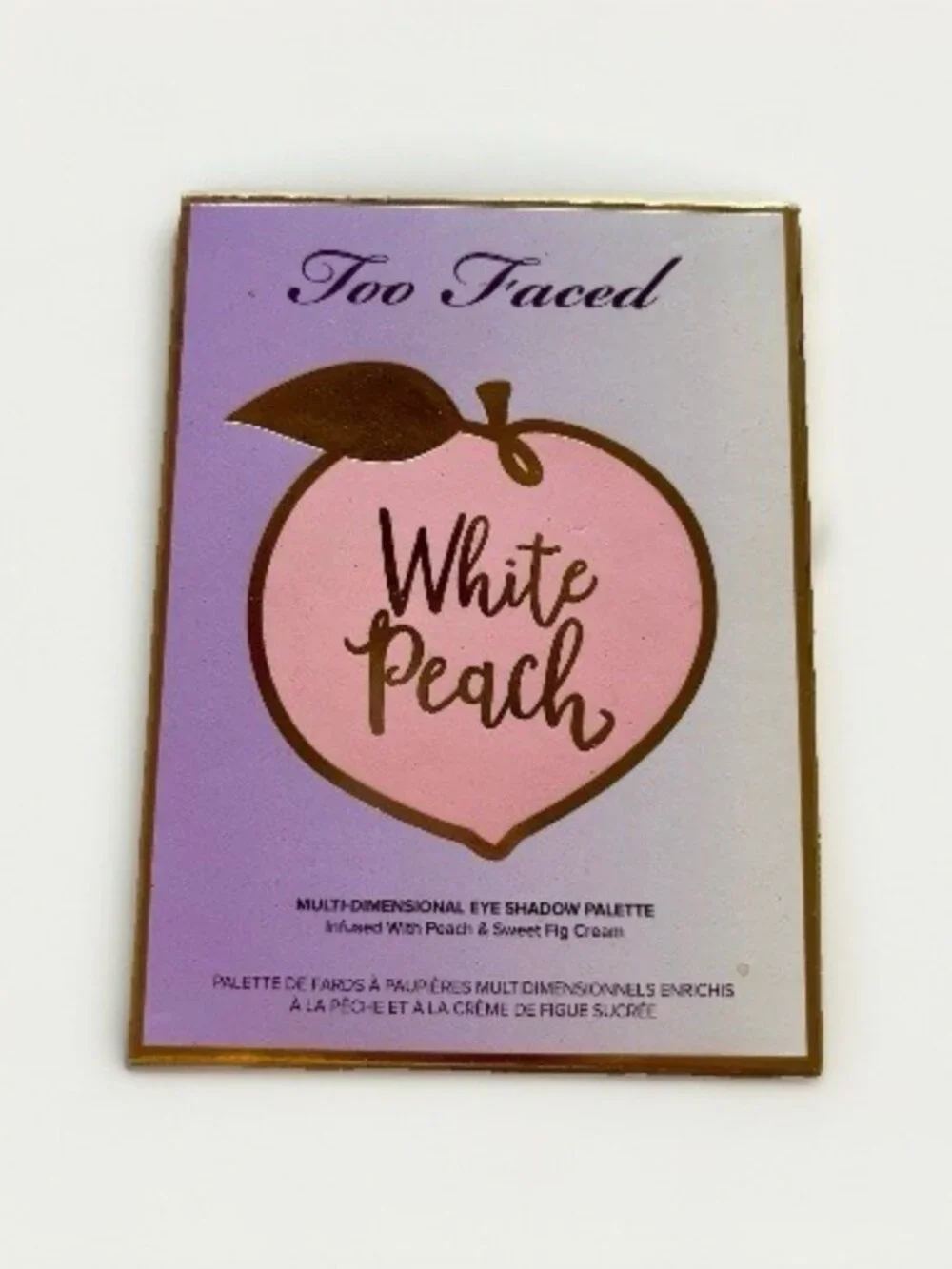 Too Faced White Peach Multi-Dimensional Eye Shadow Palette Brand New in Box